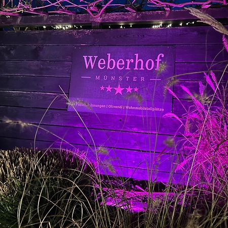 Weberhof-Muenster Glamping Hotel Екстериор снимка